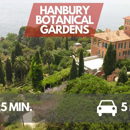 5 Min Hanbury Gardens, Amazing Sea View アパート