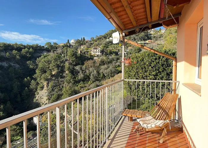 5 Min Hanbury Gardens, Amazing Sea View Apartamento Ventimiglia