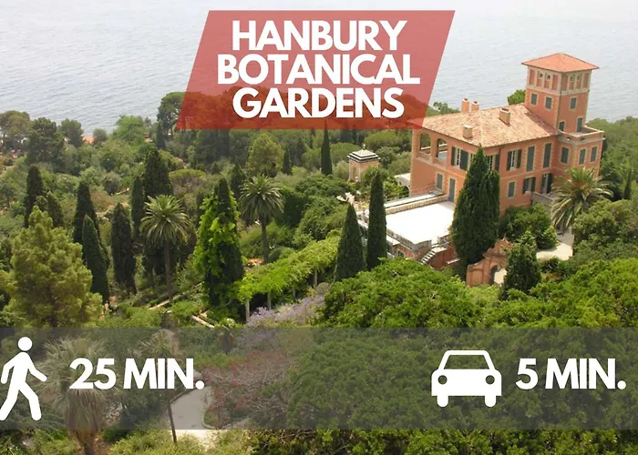 5 Min Hanbury Gardens, Amazing Sea View Apartamento